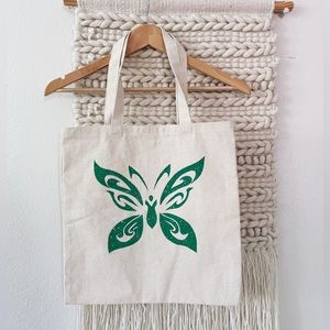 New Canvas Tote Bag Hand-Painted